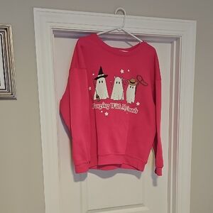 Wound Up Pink Ghost Sweater